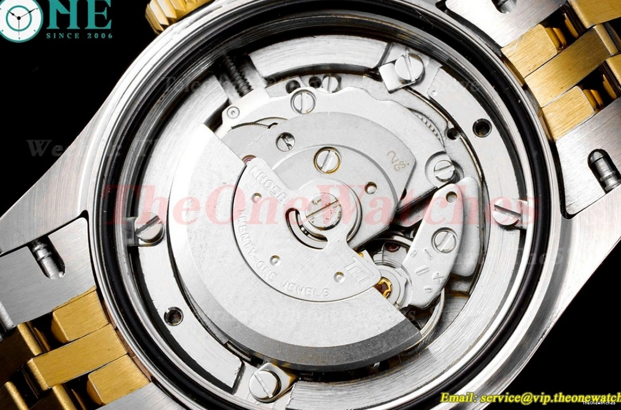 White SS TWS NH05 Dia Datejust 28mm Ladies Dial YG 0415